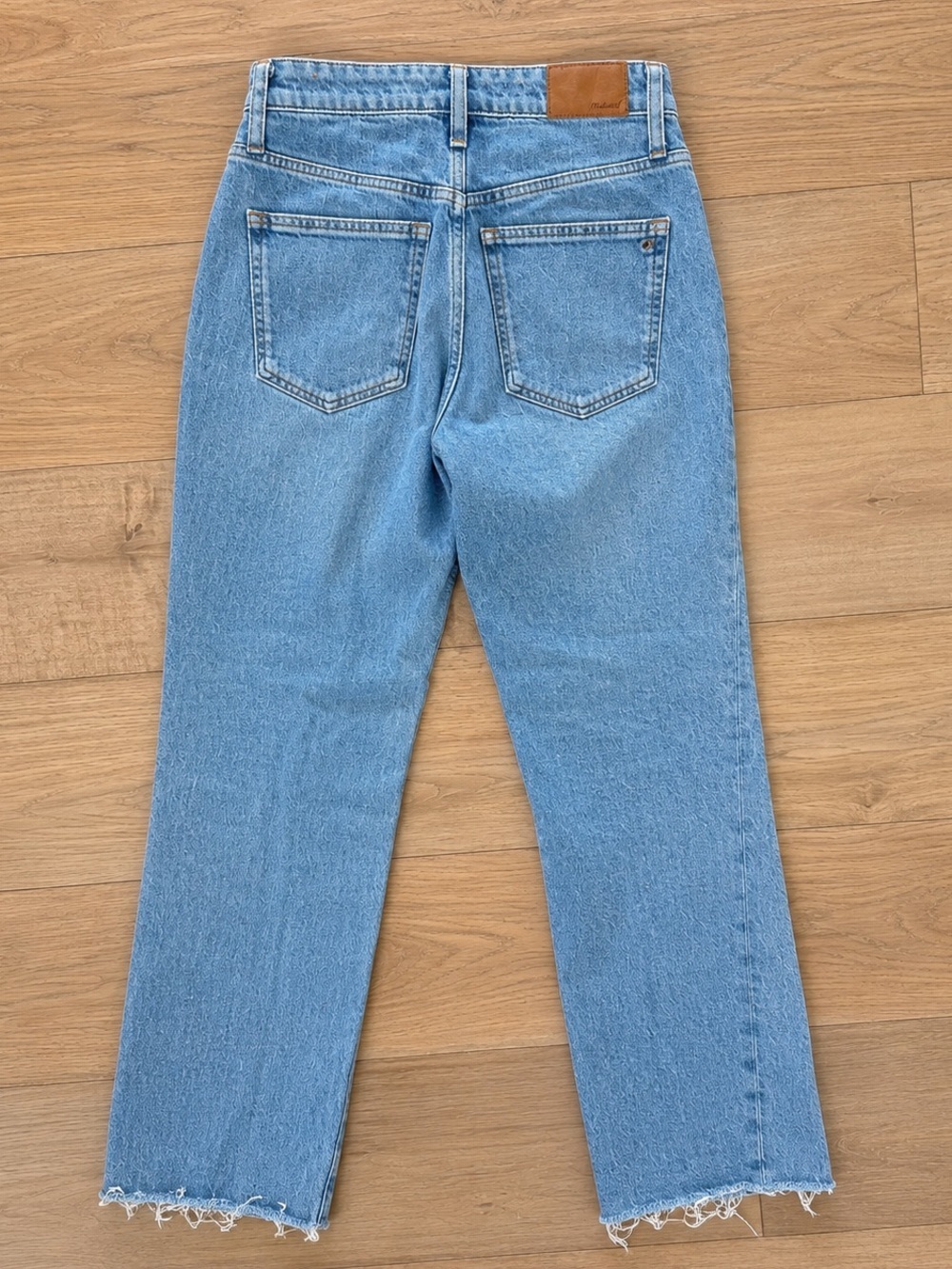 Madewell Curvy Perfect Vintage Women’s Light Blue Cropped Denim Jeans - Size 27 - Picture 4 of 9